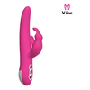 03955 | Vibrador Rotativo com Plug para Estimulo, 7 Modos de Vibrações e 3 Modos de Rotações - Vibe Pag - Magenta