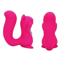 04630 | Massageador Corporal Com 10 modos de Sucção Diferentes e 10 Modos de Vibração em Formato de Esquilo - Kistoy Miss UU - Pink - comprar online