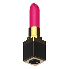 04833 | Vibrador Recarregável em Formato de Batom Ponta com Língua com 10 Modos de Vibração - Man Nuo Tina Lipstick Vibrator na internet