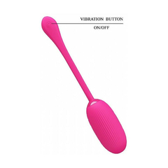 Imagem do 00106 | Cápsula Vibratória em Silicone com 12 Modos de Vibrações e 3 Intensidades de Choque - Pretty Love Doreen - Pink