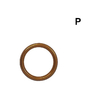 04213 | Anel Peniano em Aço Prolongador de Ereção e Retardador de Ejaculação com 4 cm Diâmetro - Tamanho P - Dourado
