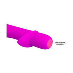 00606 | Vibrador Flexível Estimulador de Ponto G e Clitóris Recarregável com 12 Modos de Vibrações - Pretty Love Troy - Roxo - loja online