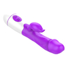 02259 | Vibrador Recarregável com Estimulador de Clitóris com 10 Vibrações - Roxo