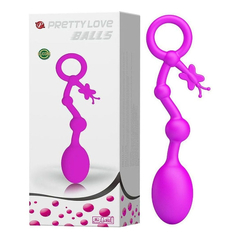 00315 | Plug Anal em Soft Touch com 3 Esferas em Tamanhos Gradativos e Resistente à Água - Pretty Love Balls - comprar online