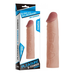 00363 | Capa Peniana Extensora em TPE Ultra Macio Preenchimento na Ponta - Pleasure X-Tender Series