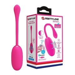 00106 | Cápsula Vibratória em Silicone com 12 Modos de Vibrações e 3 Intensidades de Choque - Pretty Love Doreen - Pink - comprar online