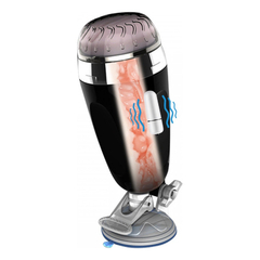 05039 | Masturbador Masculino Lanterna em Cyberskin com Ventosa Formato de Ânus - X5 CUP - E-VARIEDADES