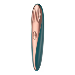 04563 | Vibrador Massageador Recarregável Com Cerdas Massageadoras e 10 Modos de Vibração - Lilo Vibrator - Verde - comprar online