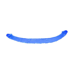 01620 | Prótese em Formato de Pênis Realístico com Glandes e Veias em Jelly - Lybaile Double Dones - Azul - E-VARIEDADES