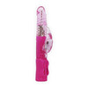 04112 | Vibrador com Dupla Estimulação em Forma de Coelho, Vibração e Rotação - Jack Rabbit Colection - 22 x 3 cm - Rosa