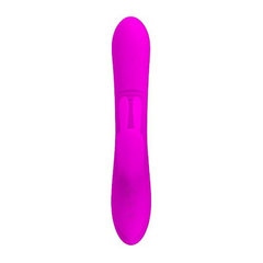 02025 | Vibrador Ponto G Recarregável com Estimulador Clitoriano em Forma de Coelho e 7 Modos de Vibração - Pretty Love Dylan - 21 x 3,5 cm - loja online