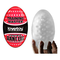 03605 | Masturbador Masculino em Forma de Ovo com Textura Interna - Lovetoy Giant Egg Stamina Nodules Edition - Nódulos Massageadores