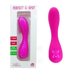 04002 | Vibrador Ponto G em Silicone Soft Touch com 10 Modos de Vibração - Perfect G-Spot - 16 x 3,5 cm - Rosa