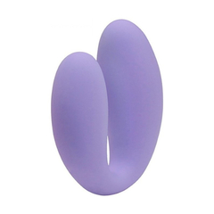 00433 | Vibrador para Casal Recarregável em Silicone com 10 Modos de Vibrações, Modo Turbo e Controle Remoto sem Fio - Aphrodisia U Smile - Roxo - comprar online