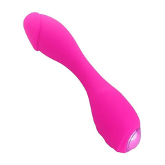 04003 | Vibrador Ponto G em Silicone Soft Touch com 10 Modos de Vibração - Devil Dick - 16,5 x 3,5 cm - Rosa - comprar online