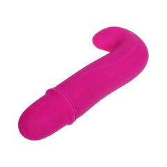 01986 | Mini Vibrador Ponto G em Soft Touch com 10 Funções de Vibração e Resistência à Água - Pretty Love Dana - Rosa - loja online