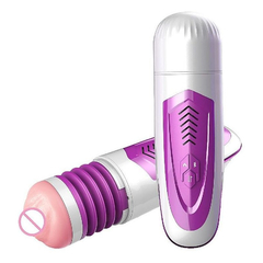 03802 | Masturbador Lanterna em Formato de Vagina com 7 Modos de Vibrações, Aquecimento e 7 Modos de Vai e Vem - Dibe Ferrady Masturbation Cup
