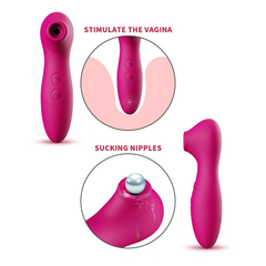Imagem do 04809 | Massageador de Clitoris em Silicone com 7 Modos de Pulsação, Vibração e Recarregável - Dibe Orgasm Clitoral Super Vibrators
