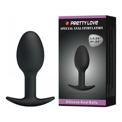 01781 | Plug Anal em Silicone Soft Touch com 1 Esfera para Pompoar - Pretty Love Special Anal Stimulation - comprar online