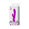 00677 | Vibrador com Estimulador Clitoriano e 30 Modos de Vibração - Pretty Love David