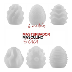 03604 | Combo Masturbador Masculino Egg com Sucção Manual - 6 Diferentes Texturas na internet