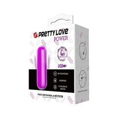 01980 | Cápsula Vibratória Recarregável com 12 Modos de Vibração - Pretty Love Power - Roxo na internet