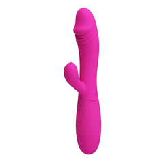 02364 | Vibrador com Glande, Estimulador Clitoriano em Formato de Flor e 30 Modos de Vibrações - Pretty Love Snappy - Pink na internet