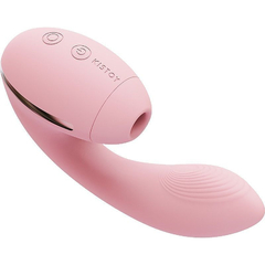 04051 | Vibrador Massageador com 3 Modos de Pulsação e 10 Modos de Vibração - Kisstoy Tina Mini - Rosa - loja online