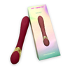 04657 | Vibrador Recarregável Ponto G com 10 Modos de Vibração e 4 Modos de Pulsação - Love Me Vibrating And Pat - Vermelho