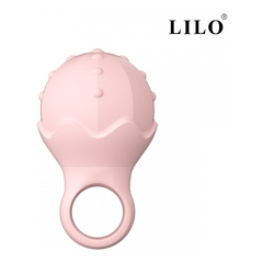04914 | Anel Peniano e Dedo com Estimulador Clitoriano Recarregável com 10 Modos de Vibração - Lilo Magic Ring Vibrator We Love - Rosa - comprar online