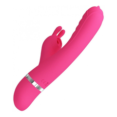 04273 | Vibrador com Estimulador de Clitóris em Formato de Coelho com 2 Motores, 4 Modos de Sucção e 7 Modos de Vibrações - Pretty Love Phoenix na internet