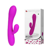 03713 | Vibrador Ponto G com Estimulador Clitoriano Recarregável e 30 Funções de Vibração - Pretty Love Victor