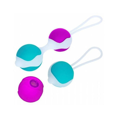 00311 | Bolas com Peso Para Pompoar em Silicone Soft Touch e Alça de Segurança - Pretty Love Orgasmic Ball - comprar online