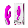 03717 | Vibrador Ponto G e Recarregável com Estimulador Clitoriano em Forma de Coelho e 12 Modos de Vibrações - Pretty Love Webb - Roxo