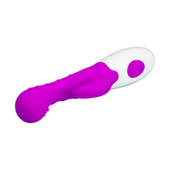 01907 | Vibrador Estimulador de Ponto G e Clitóris em Silicone com 7 Modos de Vibração - Pretty Love Bruno