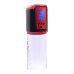 05061 | Bomba Peniana Automática Recarregável com 8 Modos de Intensidades de Vibração e Display LDC - SI Bomba Automática - Vermelho - comprar online