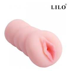 01565 | Masturbador em formato de Vagina Feito de CyberSkin com Fissuras e Texturas Internas - Lilo - comprar online