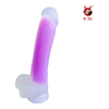 03890 | Pênis Realístico Florescente com Glande Saltada, Escroto, Ventosa - NV Toys Dildo Gode - Rosa