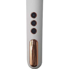 04201 | Vibrador Massageador Varinha Mágica Recarregável Com 10 Modos de Vibração - Manfly - Branco - E-VARIEDADES