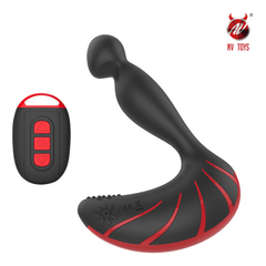 03919 | Massageador de Próstata com 30 modos de Vibração e Controle Remoto - NV Toys Conch - Vermelho - comprar online