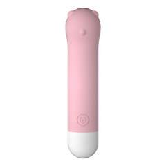 04556 | Mini Vibrador Recarregável Com 10 modos de Vibração Formato Urso - Lilo - Rosa - comprar online