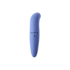 02912 | Mini Vibrador Estimulador de Ponto G Aveludado - G-Spot - Azul - comprar online