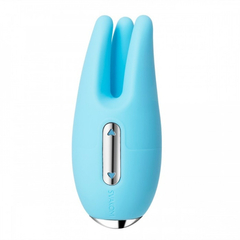 00820 | Estimulador de Clitóris Recarregável com 3 Modos de Vibração - Svakom Cookie - Azul - comprar online