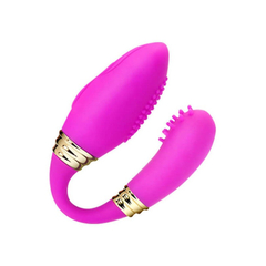 00423 | Vibrador para Casal à Prova De Água Recarregável com 7 Modos de Vibrações e Esfera Estimuladora - Pretty Love Squirm - comprar online