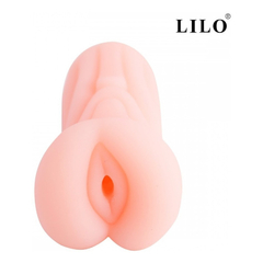 04828 | Masturbador em formato de Vagina Feito de CyberSkin com Fissuras e Texturas Internas - Lilo - comprar online