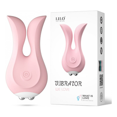 04584 | Vibrador em Silicone Para Estimulação e Massagem com 10 Modos de Vibração - Lilo Vibrator We Love - Rosa na internet