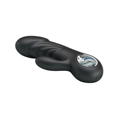 04859 | Vibrador Estimulador de Ponto G e Clítoris com 7 Modos de Vibração e Glande - Pretty Love Ansel - Preto - loja online