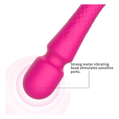 04272 | Vibrador Massageador Estilo Varinha Mágica com 7 Modos de Vibrações - Dibe Orgasm Clitoral - 15 x 3,5 cm na internet