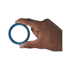 04209 | Anel Peniano em Aço Prolongador de Ereção e Retardador de Ejaculação com 5,0 cm Diâmetro - Tamanho G - Azul na internet