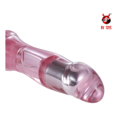 04404 | Vibrador Estimulador de Ponto G e Clítoris com Vibração Multivelocidade - NV Toys Mambo Vibe - 13,5 x 3,5 cm - Rosa - E-VARIEDADES